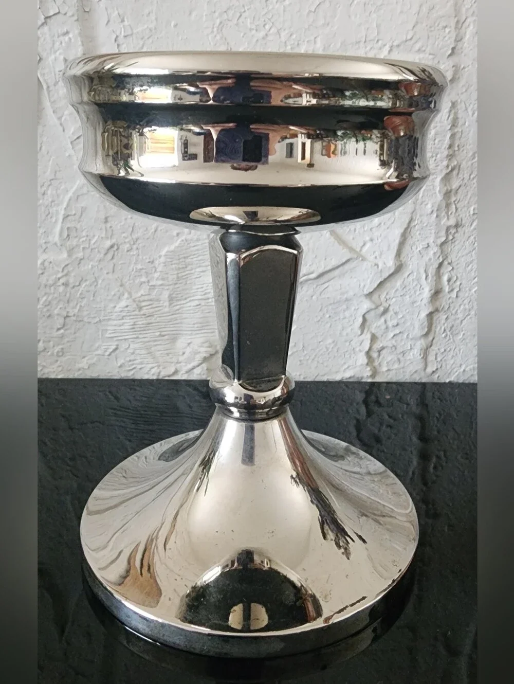 Pottery Barn Silver Plated Candle Stand